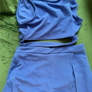 SHEIN Blue Two-Piece Set